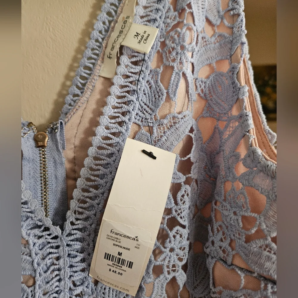 Francesca's Collections Lace Detail Dress - Picture 5 of 5
